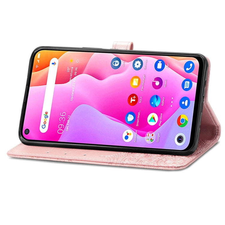 For TCL 10L Mandala Flower Embossed Horizontal Flip Leather Phone Case