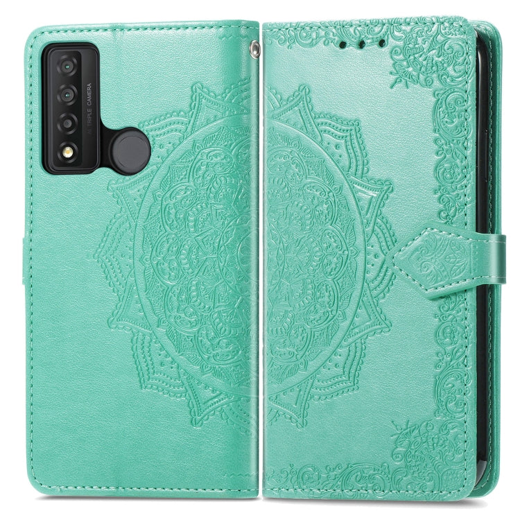 For TCL 20 XE Mandala Flower Embossed Horizontal Flip Leather Phone Case