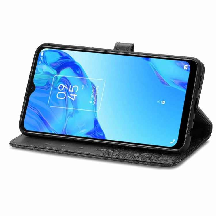 For TCL 20B Mandala Flower Embossed Horizontal Flip Leather Phone Case