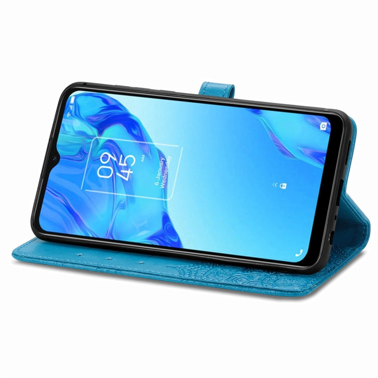 For TCL 20B Mandala Flower Embossed Horizontal Flip Leather Phone Case