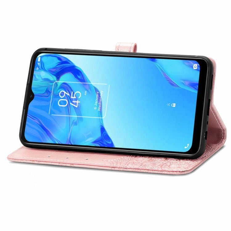 For TCL 20B Mandala Flower Embossed Horizontal Flip Leather Phone Case