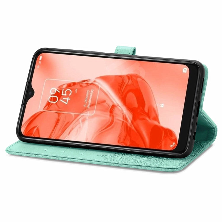 For TCL 205 Mandala Flower Embossed Horizontal Flip Leather Phone Case