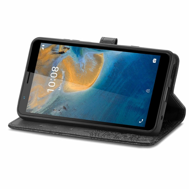 For ZTE Blade A31 Mandala Flower Embossed Horizontal Flip Leather Phone Case