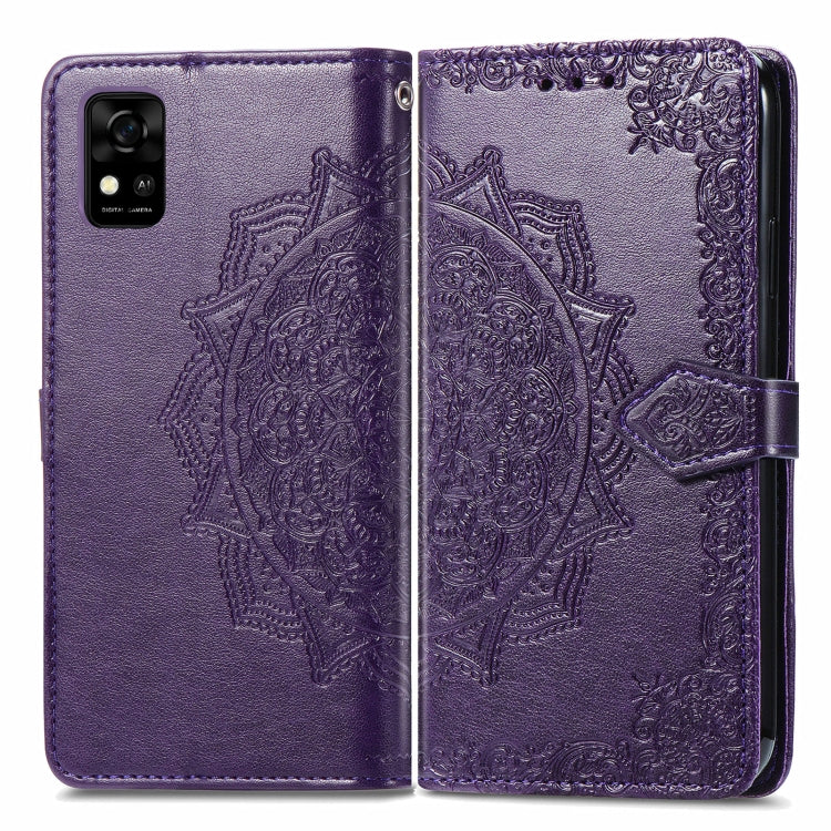 For ZTE Blade A31 Mandala Flower Embossed Horizontal Flip Leather Phone Case