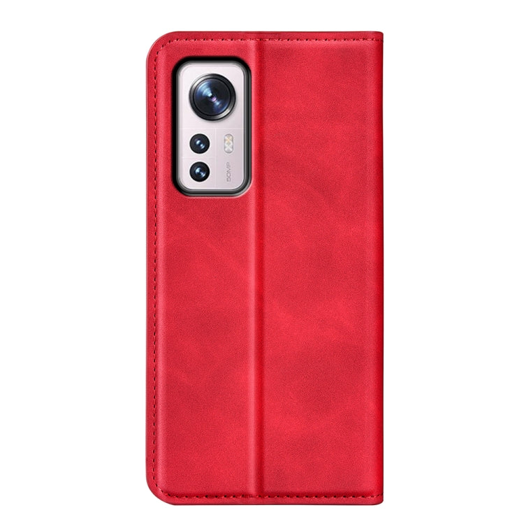 For Xiaomi 12 Retro-skin Magnetic Suction Leather Phone Case