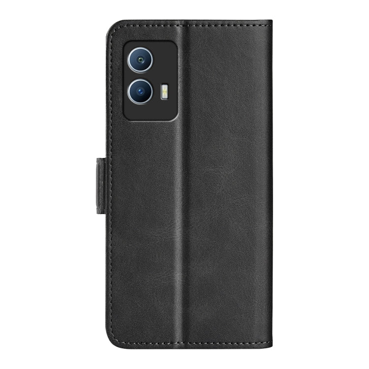 For vivo IQOO U5 5G Dual-side Magnetic Buckle Flip Leather Phone Case