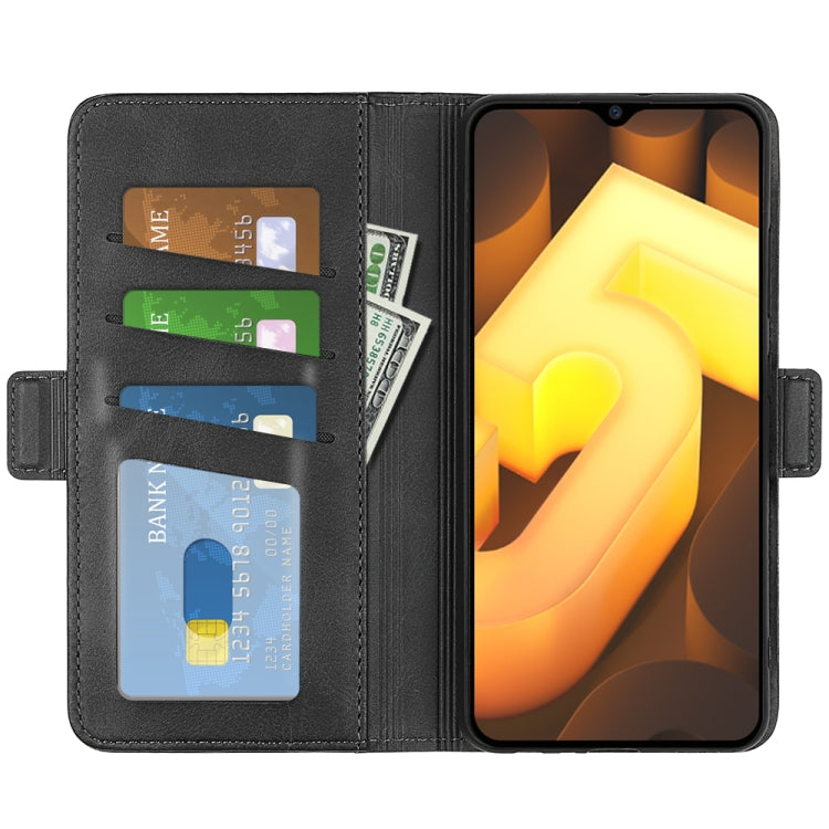 For vivo IQOO U5 5G Dual-side Magnetic Buckle Flip Leather Phone Case