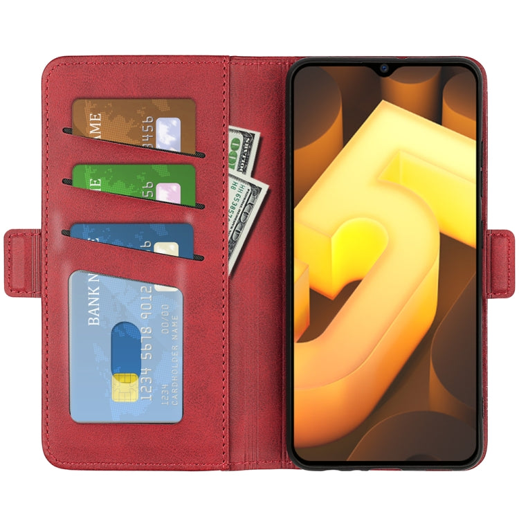 For vivo IQOO U5 5G Dual-side Magnetic Buckle Flip Leather Phone Case