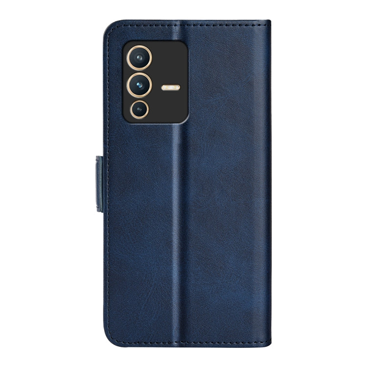For vivo S12 Pro Dual-side Magnetic Buckle Flip Leather Phone Case