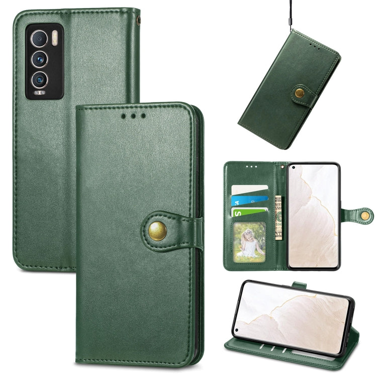 For OPPO  Realme GT Explorer Master Solid Color Leather Buckle Phone Case