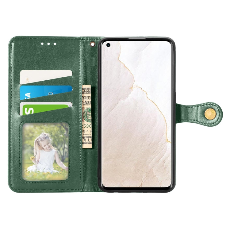 For OPPO  Realme GT Explorer Master Solid Color Leather Buckle Phone Case