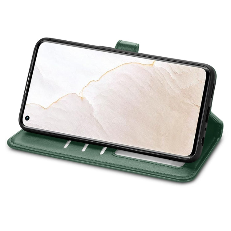 For OPPO  Realme GT Explorer Master Solid Color Leather Buckle Phone Case