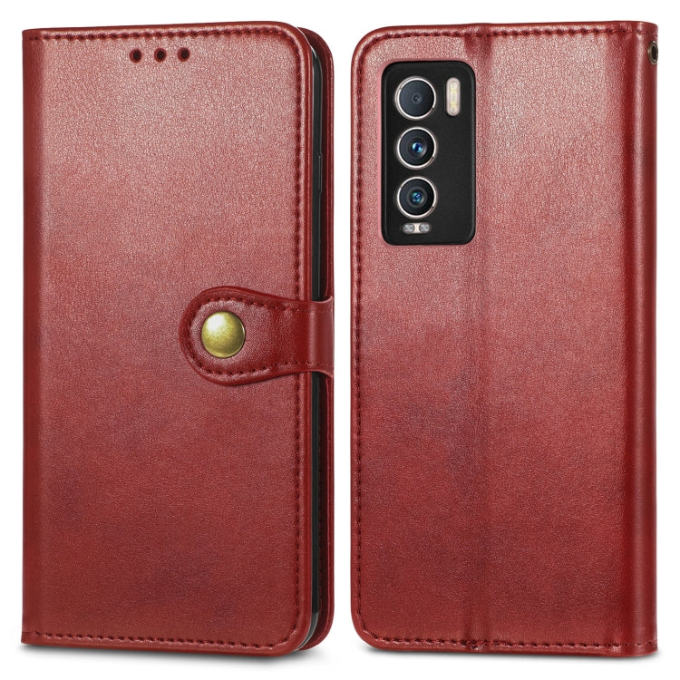 For OPPO  Realme GT Explorer Master Solid Color Leather Buckle Phone Case