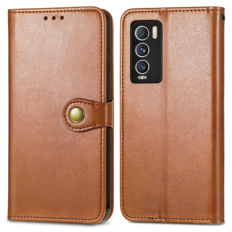 For OPPO  Realme GT Explorer Master Solid Color Leather Buckle Phone Case
