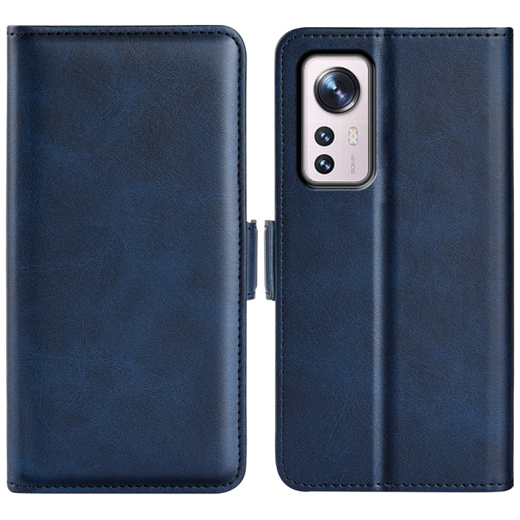 For Xiaomi 12 Pro Dual-side Magnetic Buckle Flip Leather Phone Case