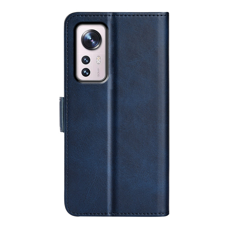 For Xiaomi 12 Pro Dual-side Magnetic Buckle Flip Leather Phone Case