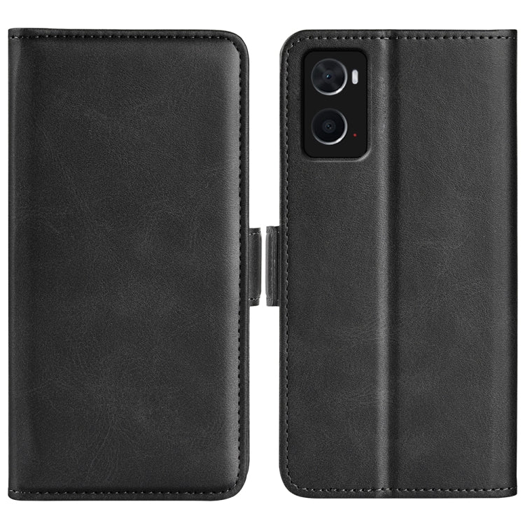 For OPPO A36 Dual-side Magnetic Buckle Leather Phone Case