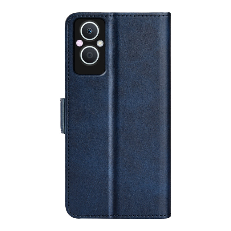 For OPPO A96 5G Dual-side Magnetic Buckle Leather Phone Case