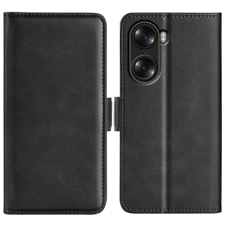 For Honor 60 Dual-side Magnetic Buckle Leather Phone Case
