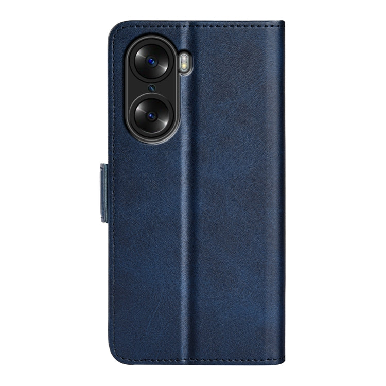 For Honor 60 Dual-side Magnetic Buckle Leather Phone Case