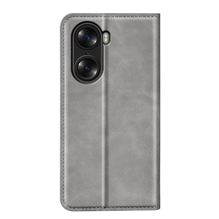 For Honor 60 Retro-skin Magnetic Suction Leather Phone Case