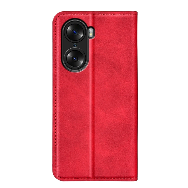 For Honor 60 Retro-skin Magnetic Suction Leather Phone Case