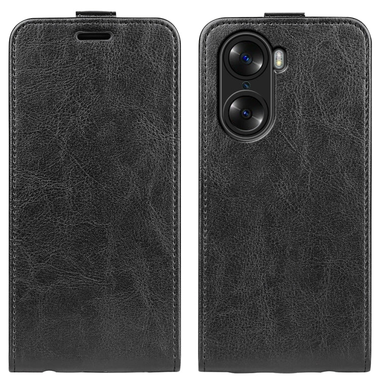 For Honor 60 R64 Texture Single Vertical Flip Leather Phone Case