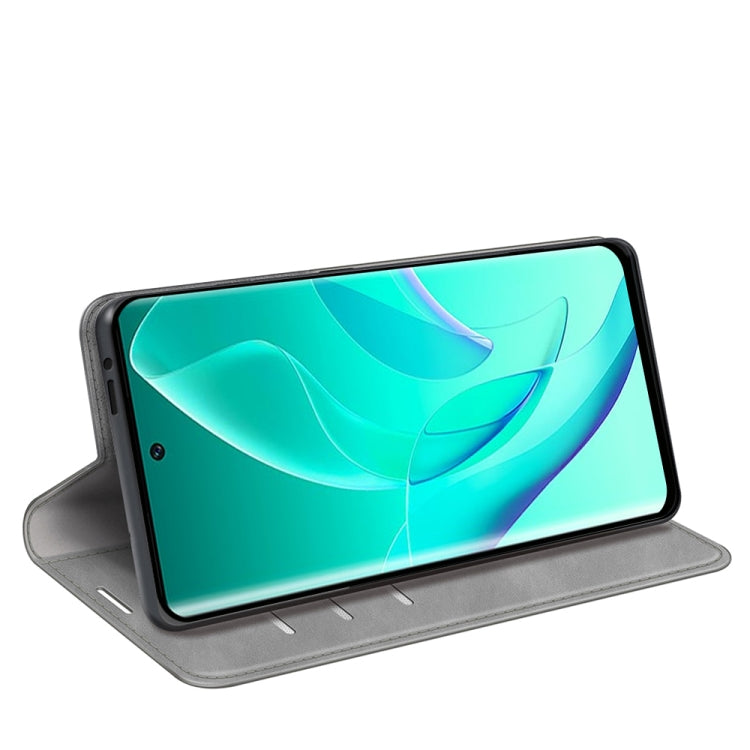 For Honor 60 Pro Retro-skin Magnetic Suction Leather Phone Case