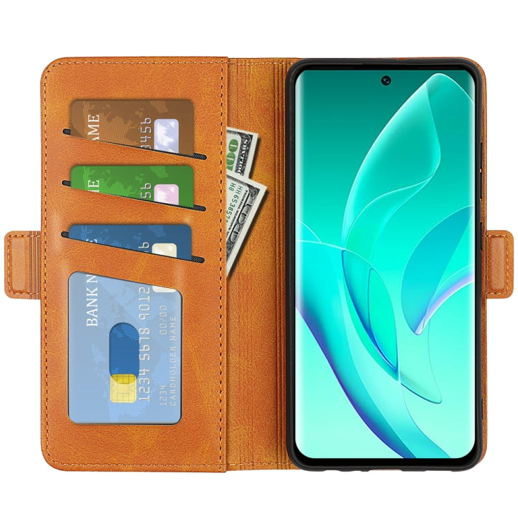 For Honor 60 Pro Dual-side Magnetic Buckle Leather Phone Case