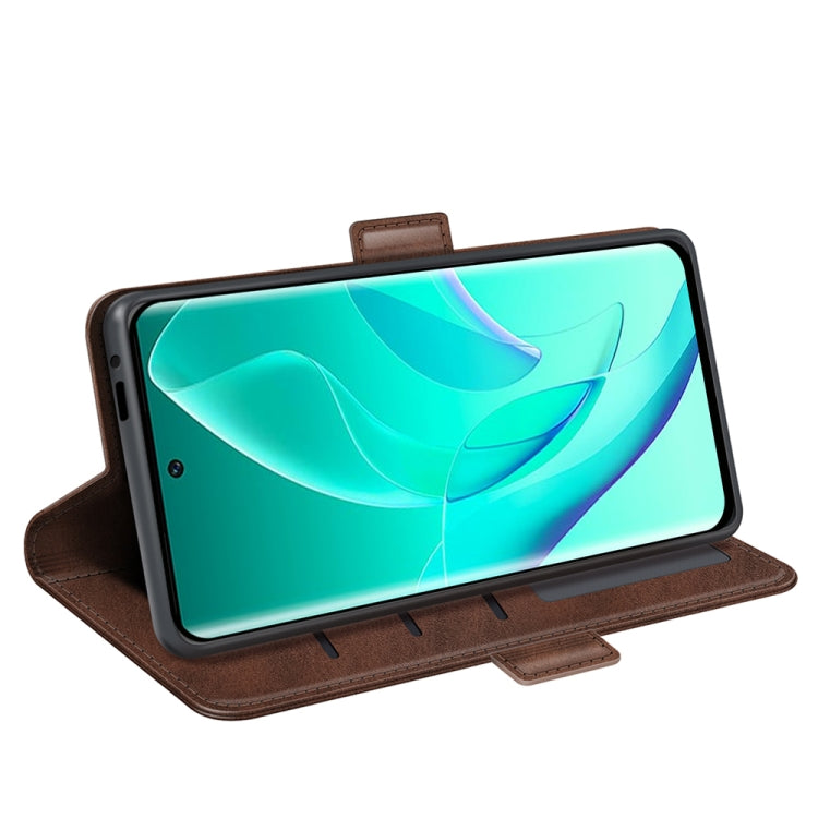 For Honor 60 Pro Dual-side Magnetic Buckle Leather Phone Case