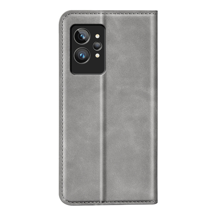 For OPPO Realme GT2 Pro 5G Retro-skin Magnetic Suction Leather Phone Case
