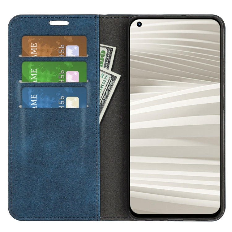 For OPPO Realme GT2 Pro 5G Retro-skin Magnetic Suction Leather Phone Case