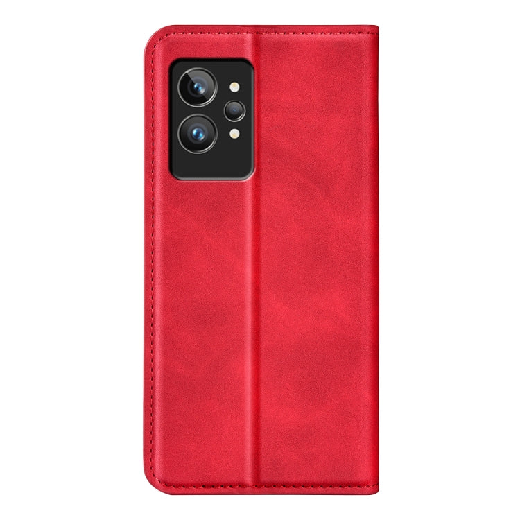 For OPPO Realme GT2 Pro 5G Retro-skin Magnetic Suction Leather Phone Case