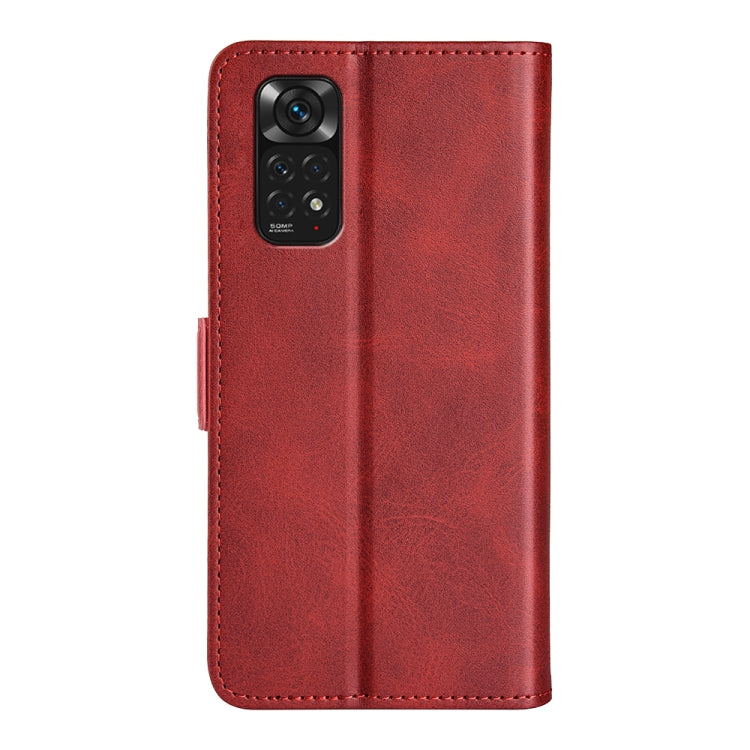 For Xiaomi Redmi Note 11 4G / Note 11S Dual-side Magnetic Buckle Leather Phone Case