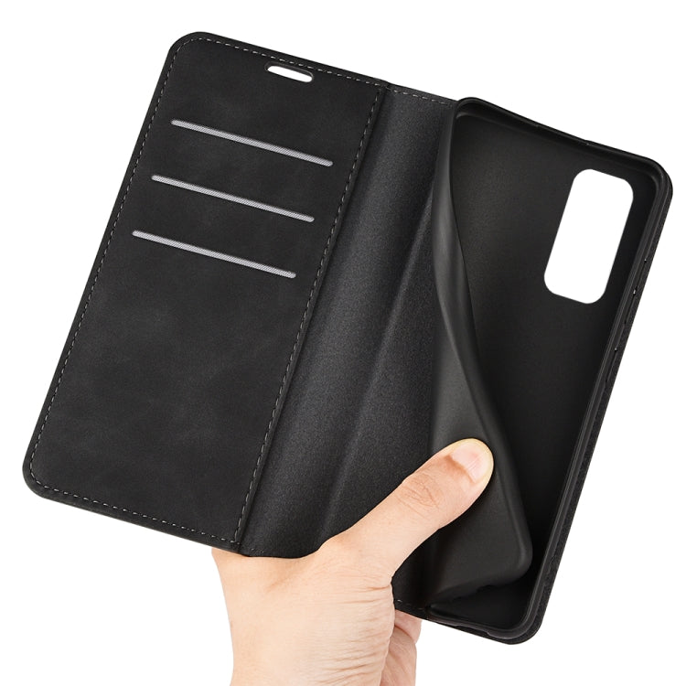For Xiaomi Redmi Note 11 4G / Note 11S Retro-skin Magnetic Suction Leather Phone Case