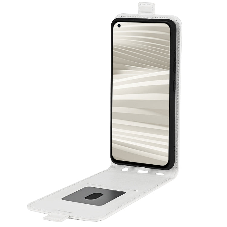 For OPPO Realme GT2 Pro 5G R64 Texture Vertical Flip Leather Phone Case