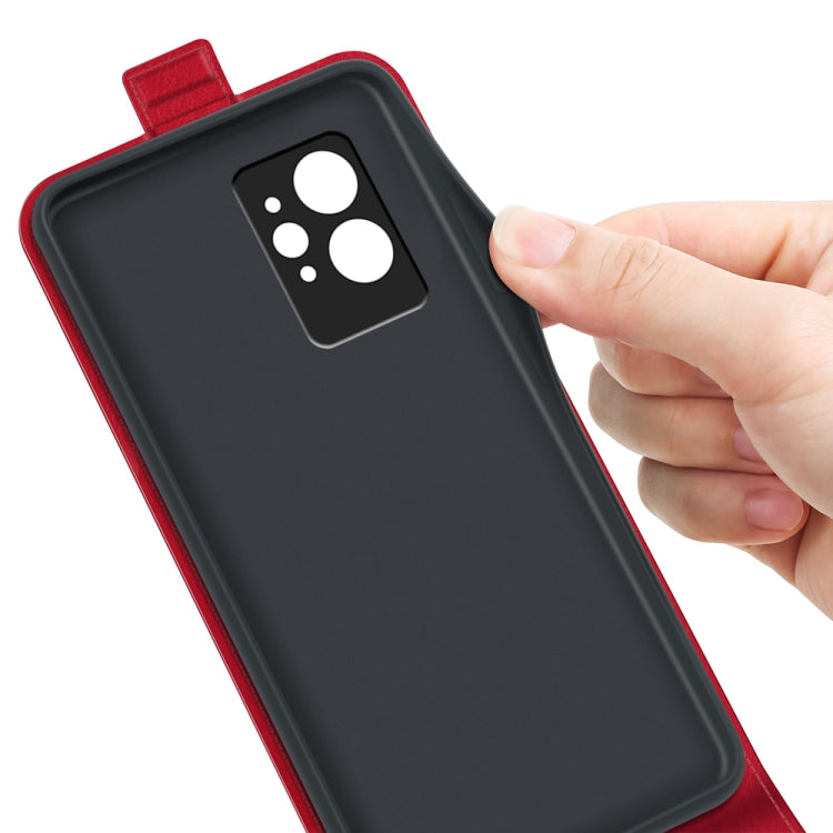 For OPPO Realme GT2 Pro 5G R64 Texture Vertical Flip Leather Phone Case