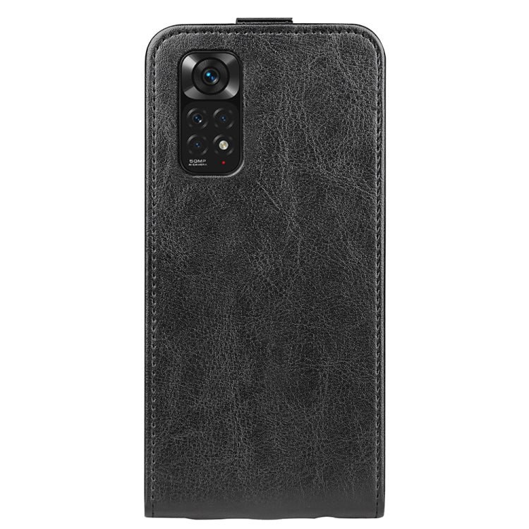 For Xiaomi Redmi Note 11 4G / Note 11S R64 Texture Vertical Flip Leather Phone Case