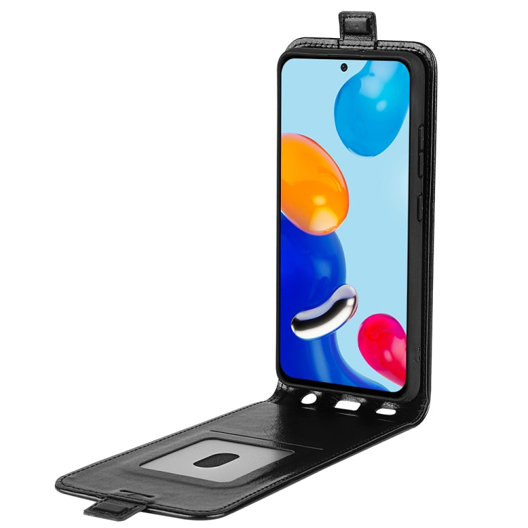 For Xiaomi Redmi Note 11 4G / Note 11S R64 Texture Vertical Flip Leather Phone Case