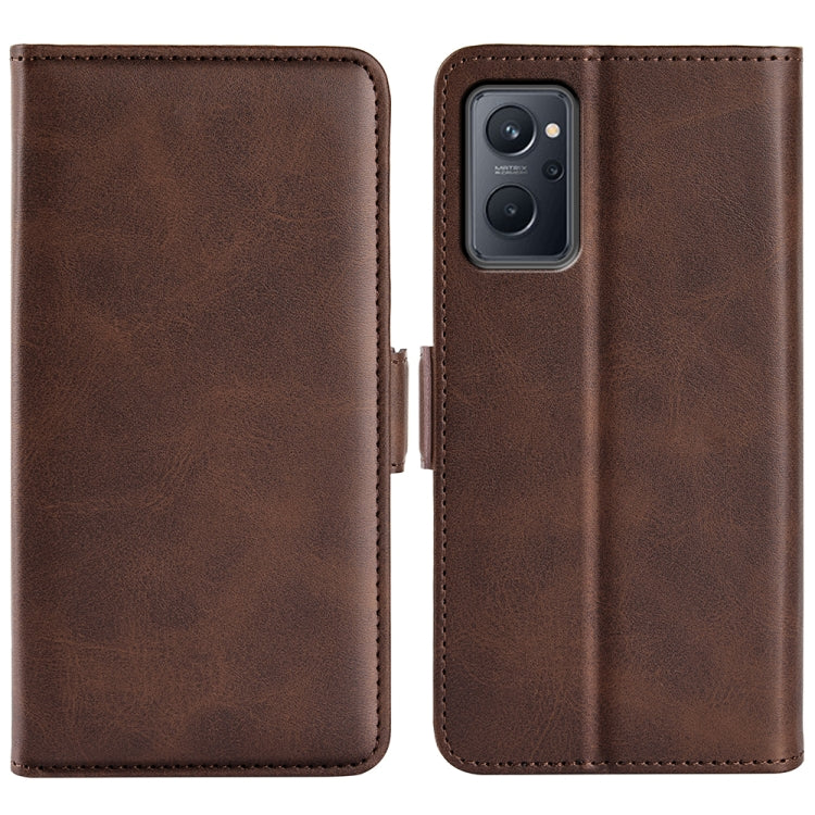 For OPPO Realme 9i Dual-side Magnetic Buckle Leather Phone Case