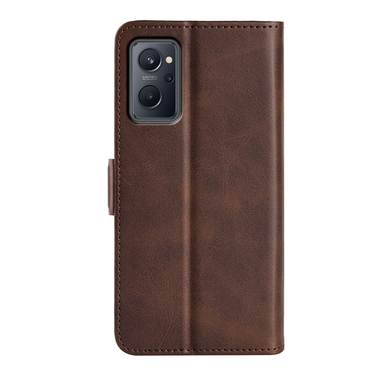 For OPPO Realme 9i Dual-side Magnetic Buckle Leather Phone Case