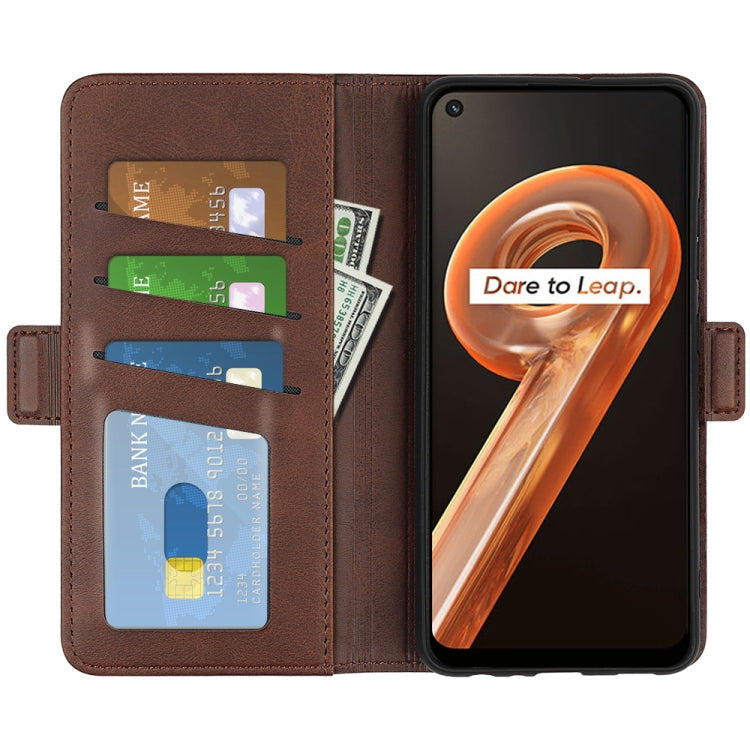 For OPPO Realme 9i Dual-side Magnetic Buckle Leather Phone Case