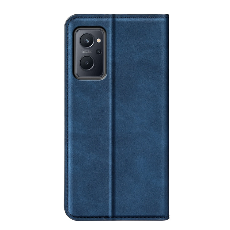 For OPPO Realme 9i Retro-skin Magnetic Suction Leather Phone Case
