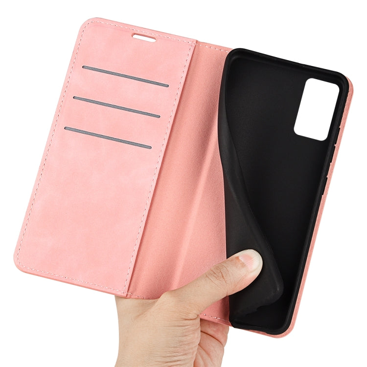 For OPPO Realme 9i Retro-skin Magnetic Suction Leather Phone Case