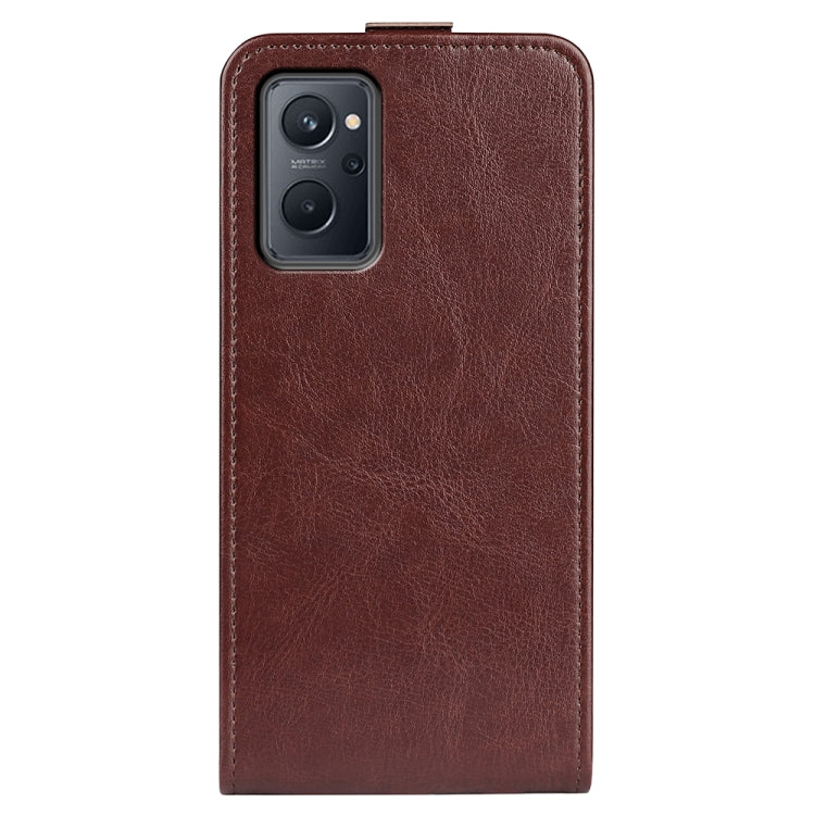 For OPPO Realme 9i R64 Texture Vertical Flip Leather Phone Case
