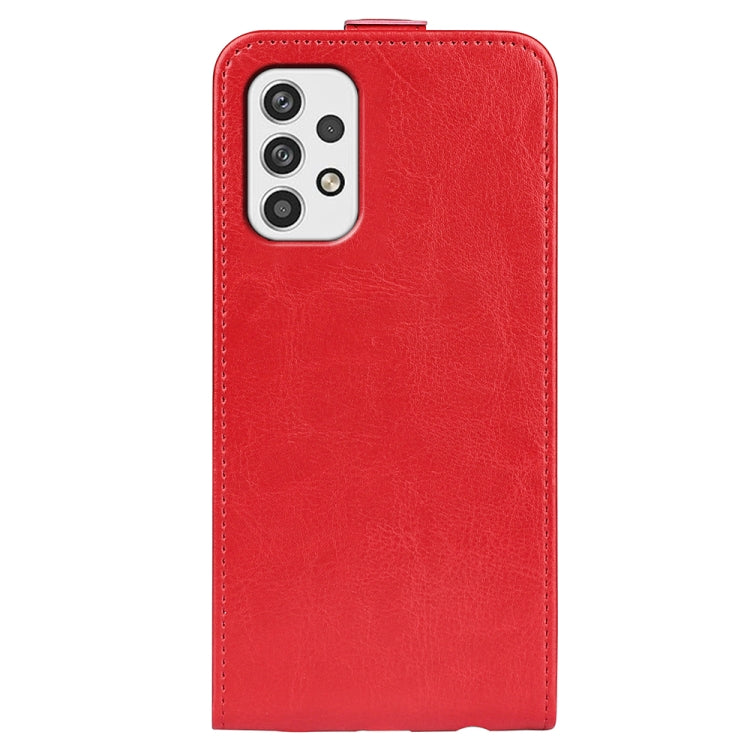 For Samsung Galaxy A23 5G R64 Texture Vertical Flip Leather Phone Case