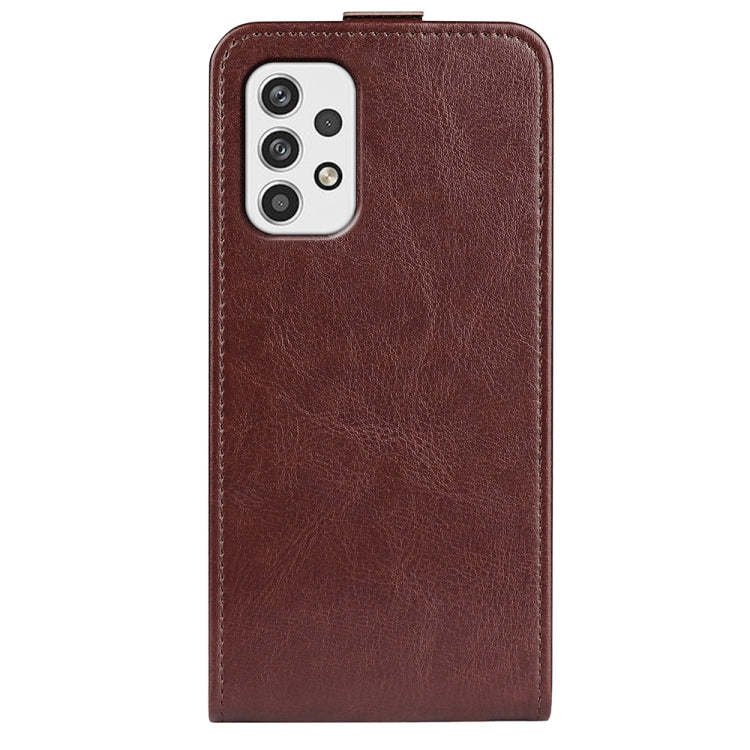 For Samsung Galaxy A23 5G R64 Texture Vertical Flip Leather Phone Case