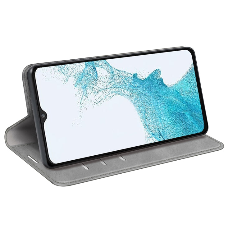 For Samsung Galaxy A23 5G Retro-skin Magnetic Suction Leather Phone Case