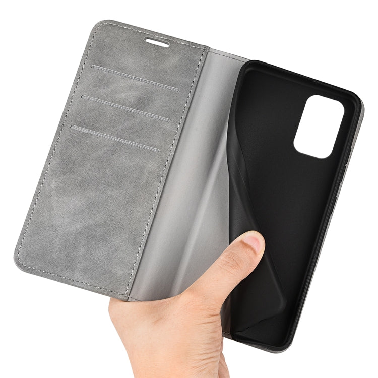 For Samsung Galaxy A23 5G Retro-skin Magnetic Suction Leather Phone Case
