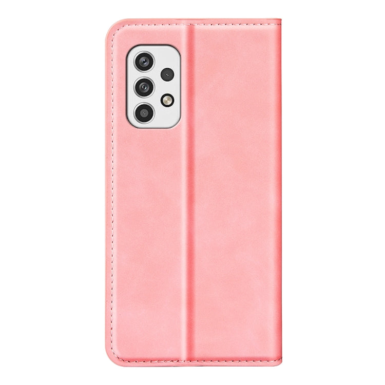 For Samsung Galaxy A23 5G Retro-skin Magnetic Suction Leather Phone Case